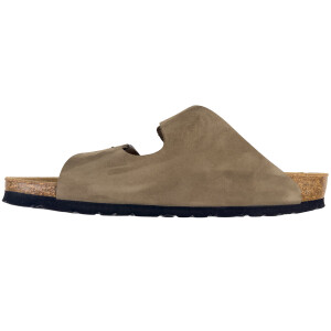 Herren Sandale 2 Riemen Nubuk-Leder Khaki