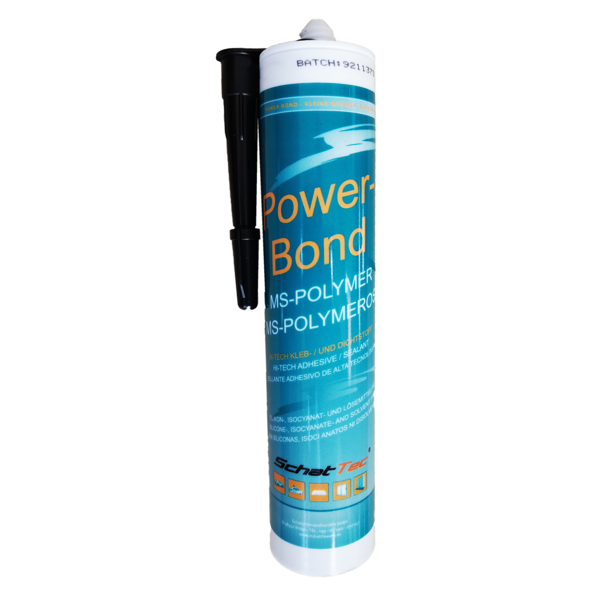 1-K Power Bond schwarz 290ml Kartusche